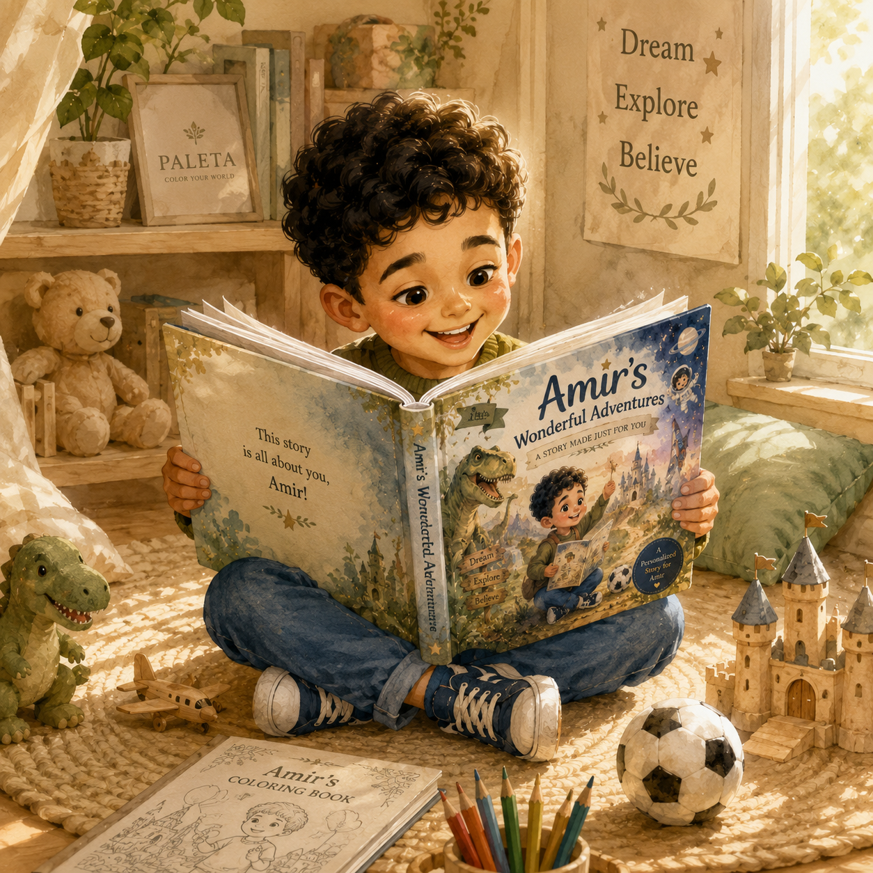 Personalized Stories & Coloring Books