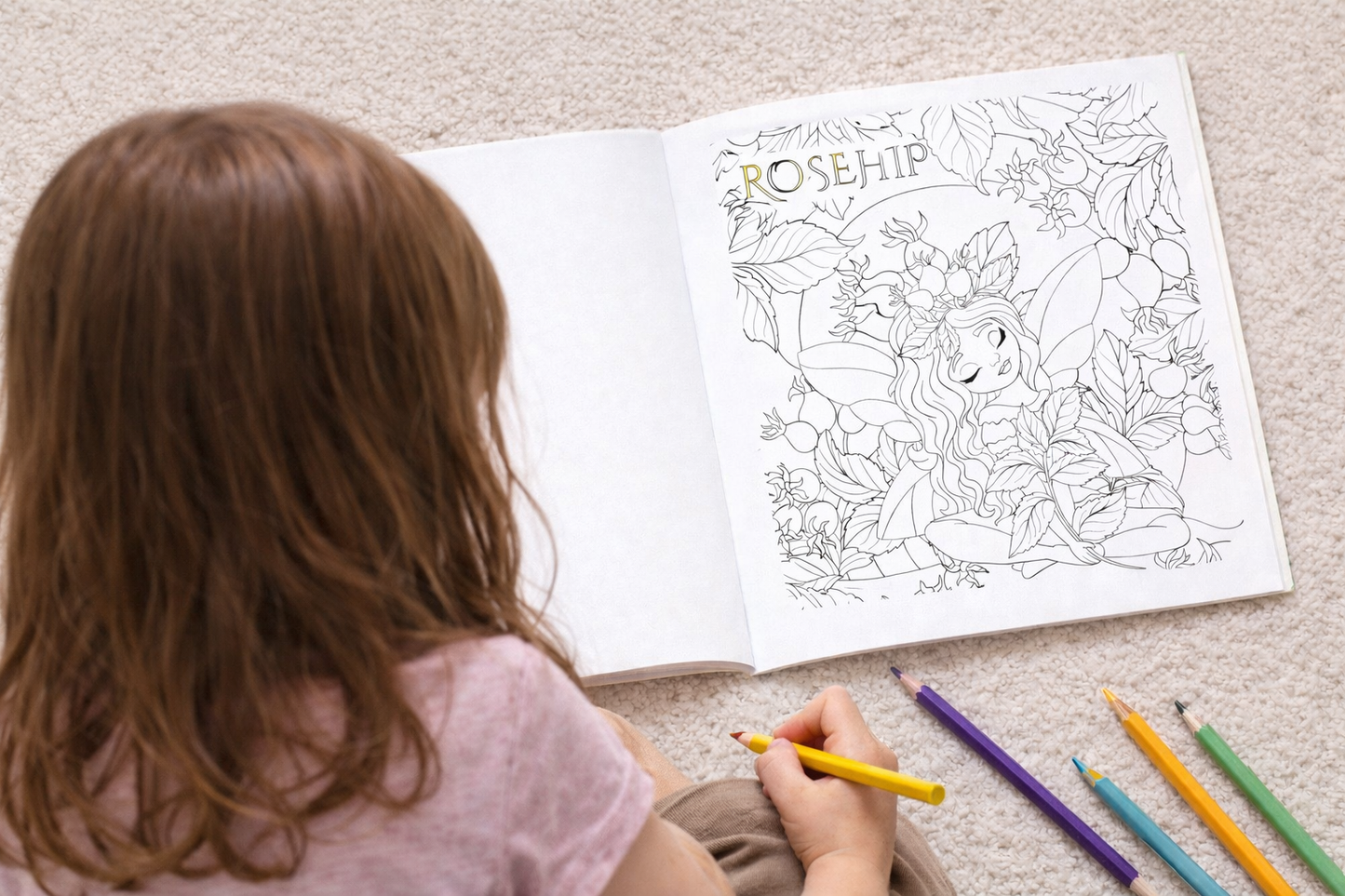 Floral Fairyland- Coloring Book