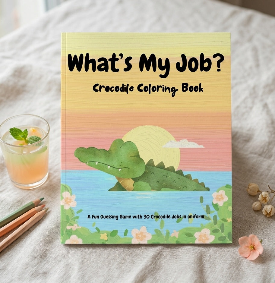 What's My Job? Crocodile Coloring Book