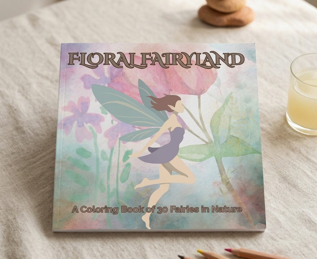 Floral Fairyland- Coloring Book