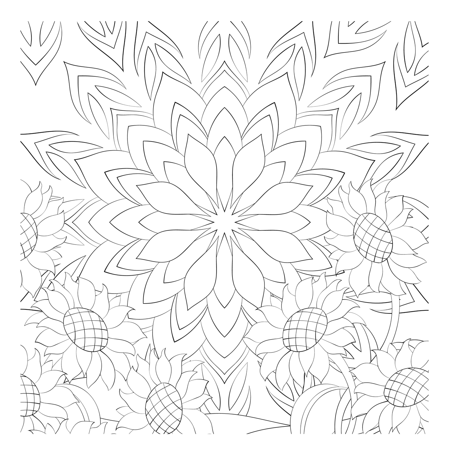 Bloomadala- Colouring Book