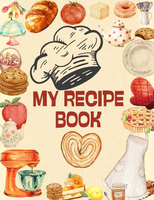 My Recipes book- Cooking Journal