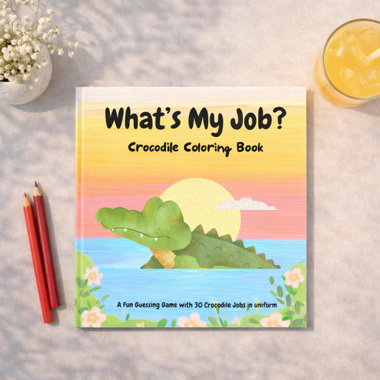 What's My Job? Crocodile Coloring Book