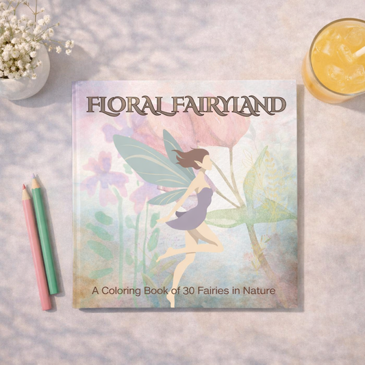 Floral Fairyland- Coloring Book
